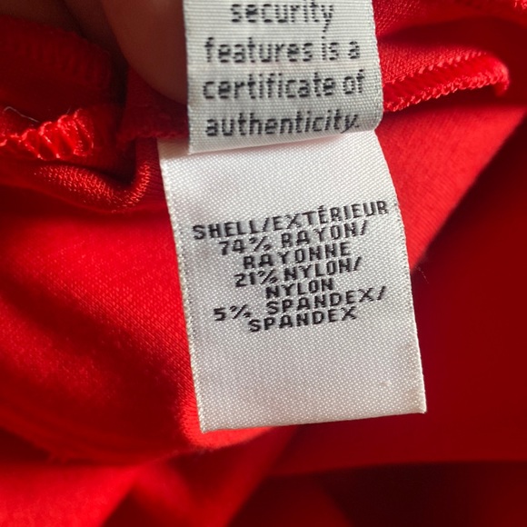 Diane Von Furtstenberg Red Shift Dress - Picture 7 of 7